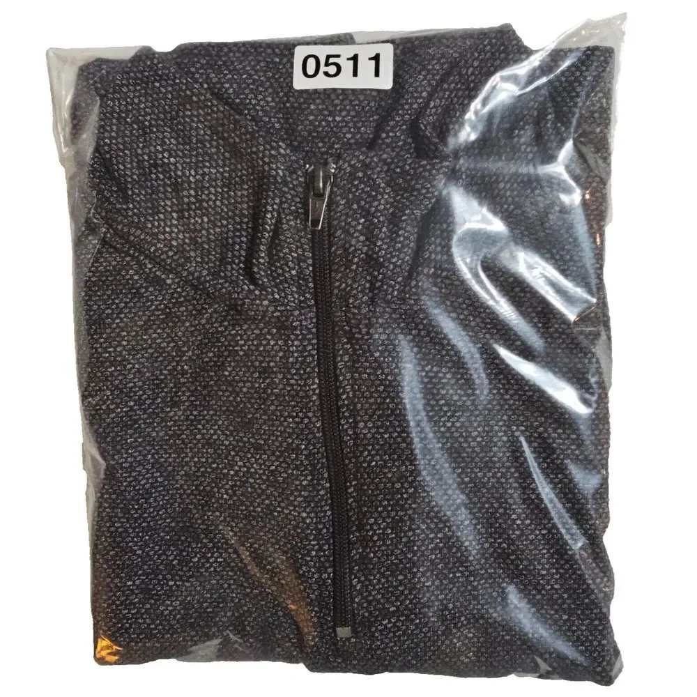 Claiborne Pullover Men's Medium‎ Gray 1/4 Zip Mock Neck Sweater Shirt